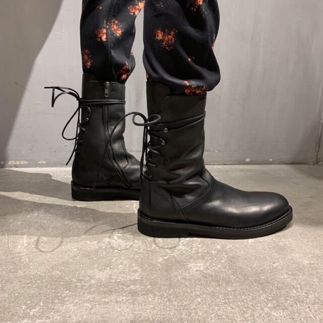 Ann Demeulemeester - Ann Demeulemeester バックレースブーツ Ann Demeulemeester - Ann Demeulemeester バックレースブーツ