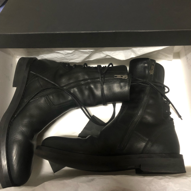 Ann Demeulemeester - Ann Demeulemeester バックレースブーツ Ann Demeulemeester - Ann Demeulemeester バックレースブーツ