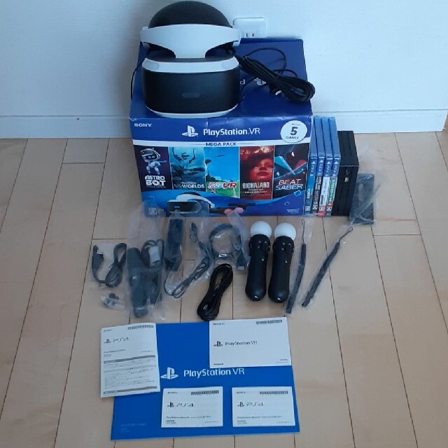PlayStation VR(プレイステーションヴィーアール)のハルハレ様専用 エンタメ/ホビーのゲームソフト/ゲーム機本体(家庭用ゲーム機本体)の商品写真