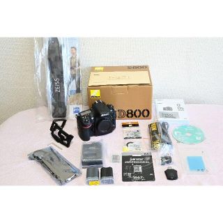 ニコン(Nikon)のニコン Nikon D800 ショット回数7.111回 オプション多数！(デジタル一眼)