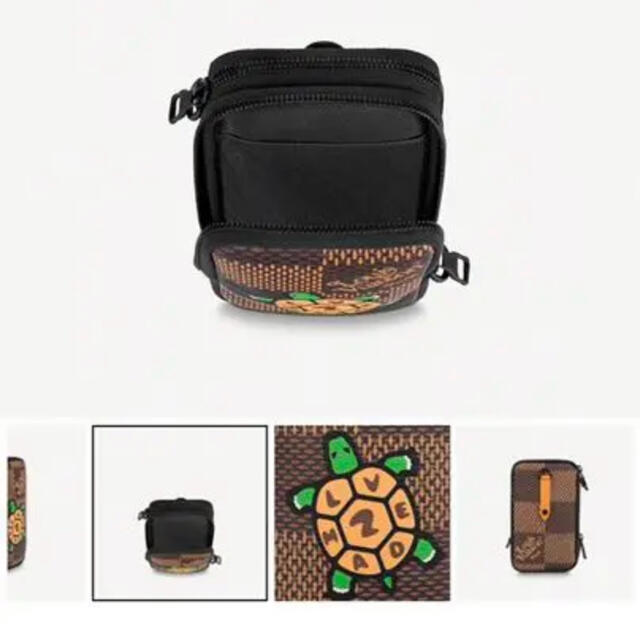 LOUIS VUITTON(ルイヴィトン)の週末割　美品　ルイヴィトン　NIGOダブルフォンポーチ メンズのバッグ(ボディーバッグ)の商品写真