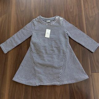 ベビーギャップ(babyGAP)のGAP ボーダーワンピース　濃紺×白(ワンピース)