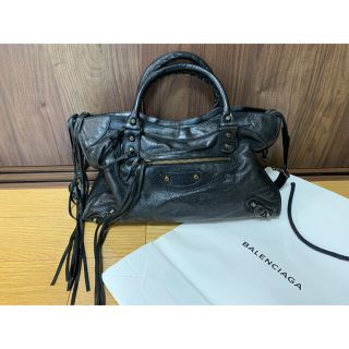 バレンシアガバッグ(BALENCIAGA BAG)のBALENCIAGA ザ シティ レザー ブラック 黒 2WAY(ハンドバッグ)