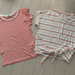 ベルシュカ(Bershka)のレディース　Tシャツ　2枚セット(その他)