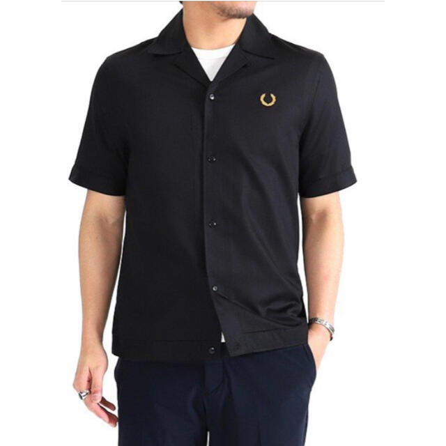 FRED PERRY(フレッドペリー)の【激レア】 フレッドペリー　MILESKANE オープンカラー　ボウリングシャツ メンズのトップス(シャツ)の商品写真