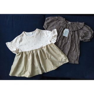 フタフタ(futafuta)の新品【120】チュニック２枚セット ☆(Tシャツ/カットソー)