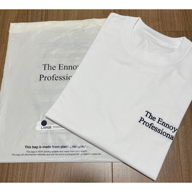 1LDK SELECT(ワンエルディーケーセレクト)の【新品】ennoy T shirt Lサイズ エンノイ メンズのトップス(Tシャツ/カットソー(半袖/袖なし))の商品写真
