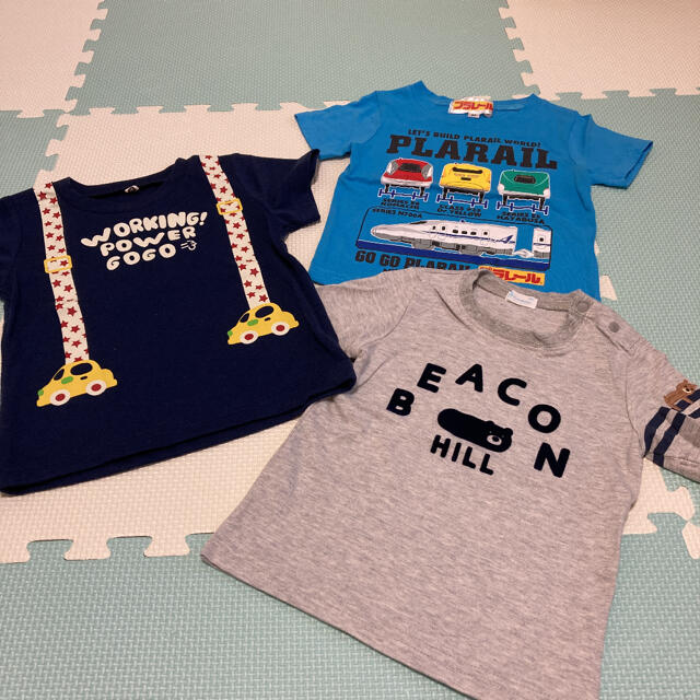 Combi mini(コンビミニ)のTシャツ　３枚セット90〜95 キッズ/ベビー/マタニティのキッズ服男の子用(90cm~)(Tシャツ/カットソー)の商品写真