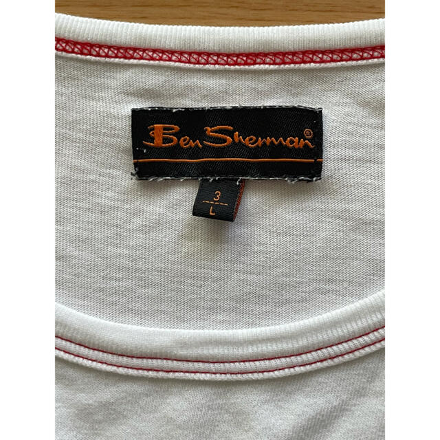 Ben Sherman(ベンシャーマン)のBen Sherman ベンシャーマン　パッチ縫い付け半袖Tシャツ L メンズのトップス(Tシャツ/カットソー(半袖/袖なし))の商品写真