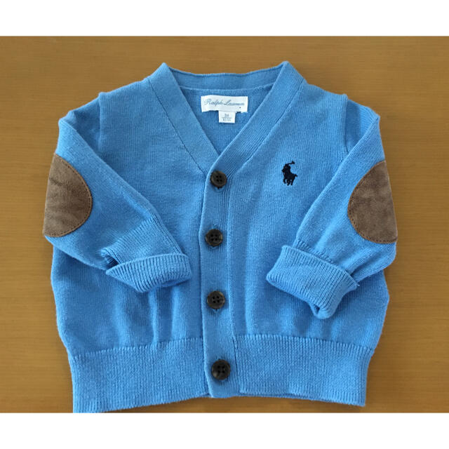 POLO RALPH LAUREN(ポロラルフローレン)の新品未使用　ラルフローレン  ベビカーディガン キッズ/ベビー/マタニティのベビー服(~85cm)(ニット/セーター)の商品写真