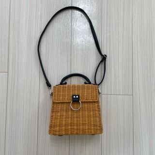 マウジー(moussy)のMOUSSY  かごバック　籠　(かごバッグ/ストローバッグ)