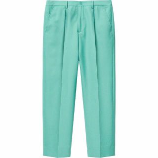 シュプリーム(Supreme)のSUPREME pleated trousers mint 30サイズ(スラックス)