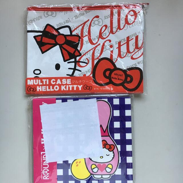 ハローキティ(ハローキティ)のHello Kitty マルチケースと小物入れ　セット エンタメ/ホビーのおもちゃ/ぬいぐるみ(キャラクターグッズ)の商品写真