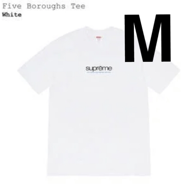 Supreme Five Boroughs Tee "White" Mサイズ