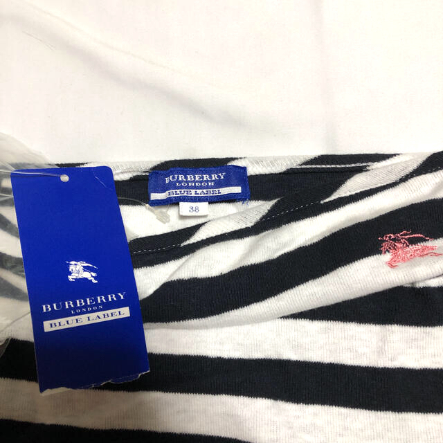 BURBERRY BLUE LABEL(バーバリーブルーレーベル)の新品 バーバリーベアトップ チューブトップ レディース M レディースのトップス(ベアトップ/チューブトップ)の商品写真