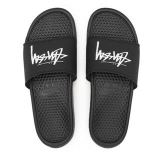 ナイキ(NIKE)のNike stussy benassi べナッシ サンダル ナイキ ステューシー(サンダル)