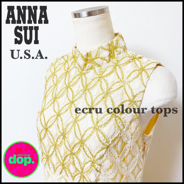 ▼ ANNA SUI U.S.A. off-white tops ▼