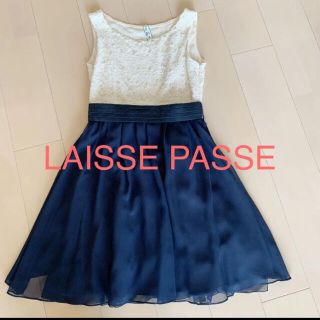 レッセパッセ(LAISSE PASSE)の★極美品❗️★レッセ パッセ ワンピース　パーティドレス(ひざ丈ワンピース)