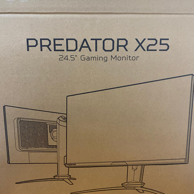 新品未使用！納品書あり！エイサー プレデターモニター Predator X25