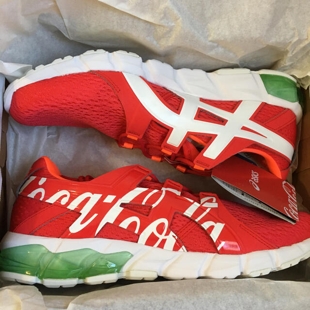 asics(アシックス)の新品28.5cm ゲルクァンタム90 コカコーラ　アシックス coca-cola メンズの靴/シューズ(スニーカー)の商品写真