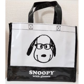 スヌーピー(SNOOPY)の新品　glasses　スヌーピー　コラボ　トートバッグ　バッグ(トートバッグ)