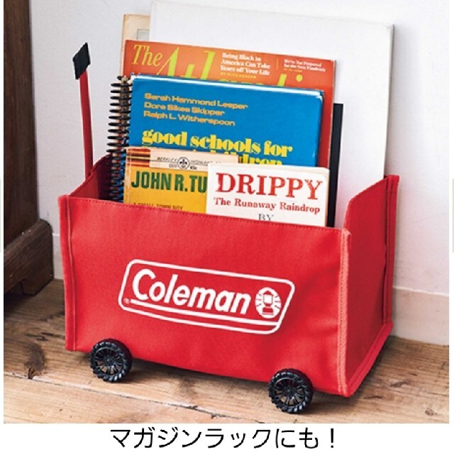 Coleman(コールマン)のMonoMax コールマンのミニチュア収納ワゴン エンタメ/ホビーの雑誌(その他)の商品写真