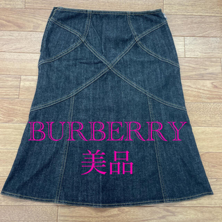 バーバリー(BURBERRY)のBURBERRY ロンドン 膝丈スカート 38(ひざ丈スカート)