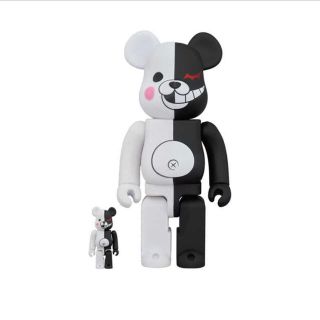 メディコムトイ(MEDICOM TOY)のBE@RBRICK モノクマ ラバーコート＆フロッキー 100% & 400%(その他)