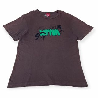 バートン(BURTON)のBURTON 旧ロゴタグ Tシャツ ビンテージ ブラウン Mサイズ位(Tシャツ/カットソー(半袖/袖なし))