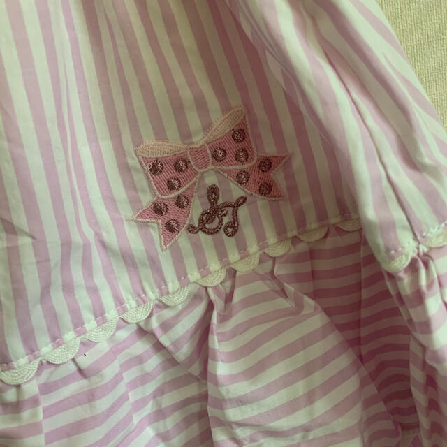 Shirley Temple(シャーリーテンプル)のシャーリーテンプル ティアードスカート 120cm キッズ/ベビー/マタニティのキッズ服女の子用(90cm~)(スカート)の商品写真