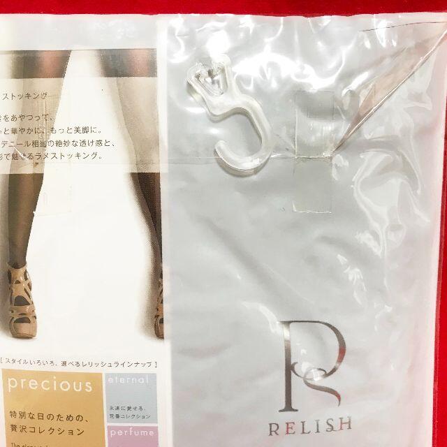 Atsugi(アツギ)のRELISH presious★ラメパンストM～L30Dブラックブルー黒字青ラメ レディースのレッグウェア(タイツ/ストッキング)の商品写真