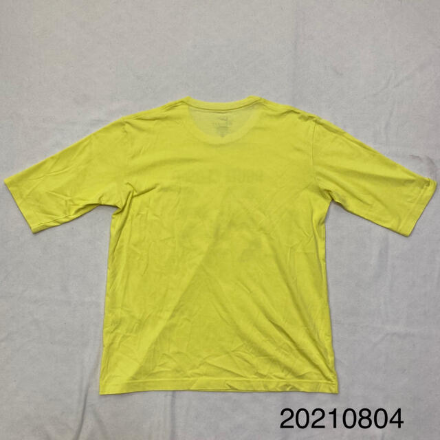 NIKE(ナイキ)の値下げナイキTシャツ　ドライフィット　イエロー　メンズL メンズのトップス(Tシャツ/カットソー(半袖/袖なし))の商品写真