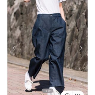 リーバイス(Levi's)のSTA-PREST WIDE LEG CROP DENIM(デニム/ジーンズ)