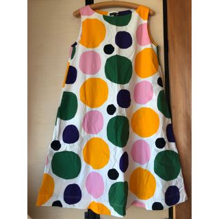 マリメッコ(marimekko)のマリメッコ　×  ユニクロ　ワンピース(ひざ丈ワンピース)