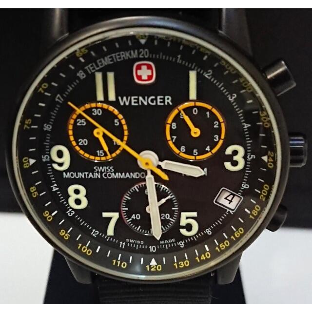 0182 WENGER ウェンガー マウンテンコマンド 707x クロノ 腕時計