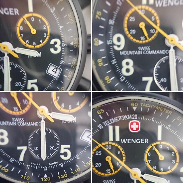 0182 WENGER ウェンガー マウンテンコマンド 707x クロノ 腕時計