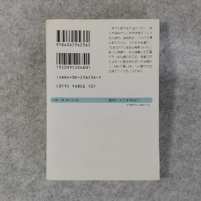 大銀行の罪と罰 都市銀行顧問税理士の体験　岡部徹 エンタメ/ホビーの本(文学/小説)の商品写真