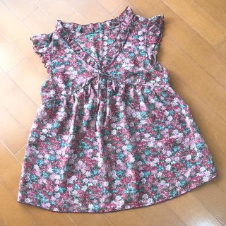 ドゥファミリー(DO!FAMILY)の値下げしました！ドゥファミリー 花柄シアー ブラウス(シャツ/ブラウス(半袖/袖なし))