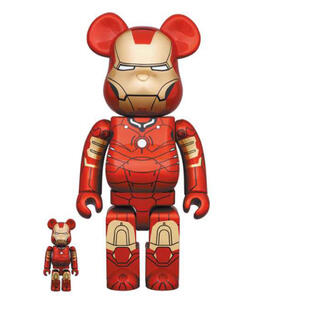 メディコムトイ(MEDICOM TOY)のBE@RBRICK IRON MAN MARK III 100％ & 400％(その他)