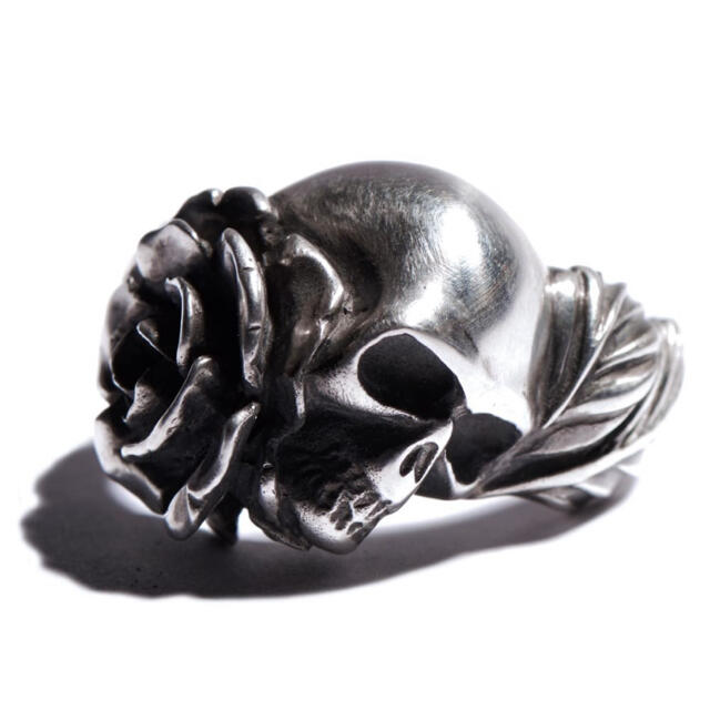werkstatt munchen M1922 Ring Skull+Rose