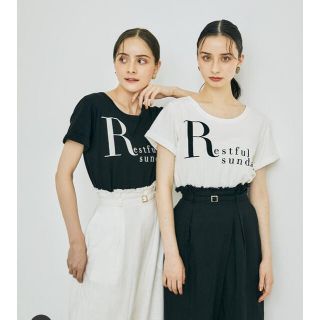 リエンダ(rienda)の完売　rienda  BigロゴT-SH   Tシャツ(Tシャツ(半袖/袖なし))