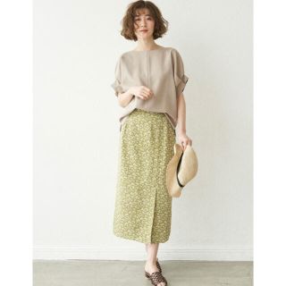 ロペピクニック(Rope' Picnic)の新品　ロペピクニック　リネンライクブラウス　ベージュ(シャツ/ブラウス(半袖/袖なし))