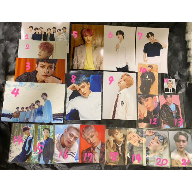 ATEEZ トレカ フォト エンタメ/ホビーのタレントグッズ(アイドルグッズ)の商品写真