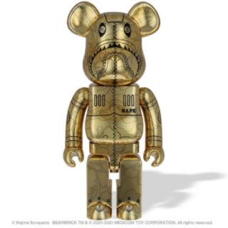 アベイシングエイプ(A BATHING APE)のBAPE X SORAYAMA  BE@RBRICK 1000% GOLD(その他)