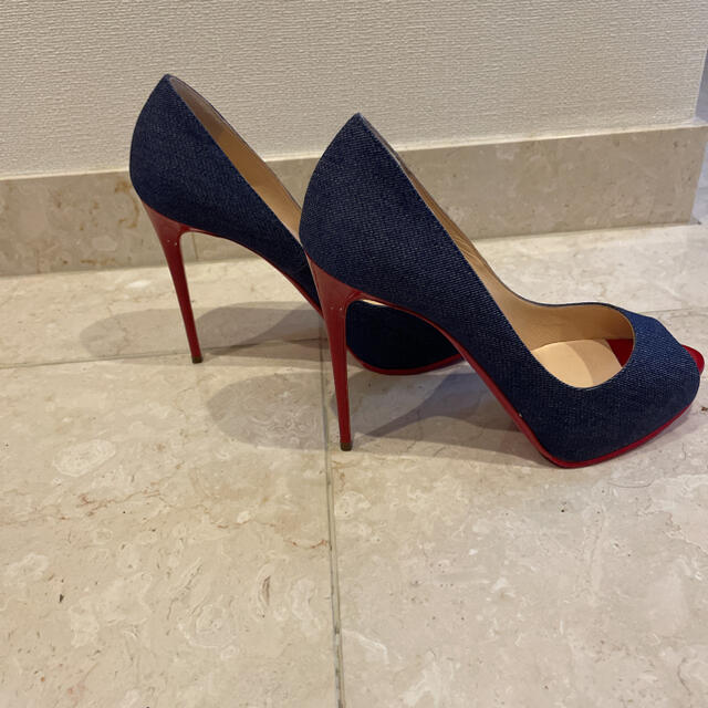 Christian Louboutin デニムパンプス