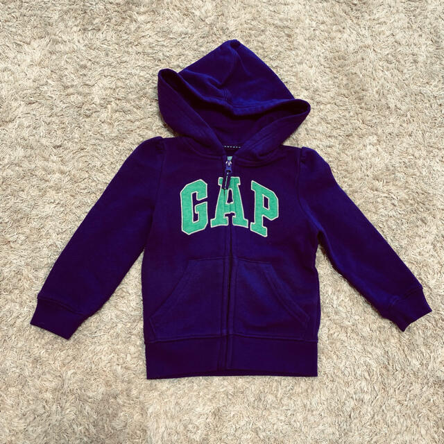 babyGAP(ベビーギャップ)のBabygap パーカー キッズ/ベビー/マタニティのキッズ服女の子用(90cm~)(Tシャツ/カットソー)の商品写真