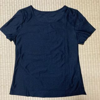 シャルレ(シャルレ)のシャルレ　半袖　カットソー　ブラック(Tシャツ(半袖/袖なし))