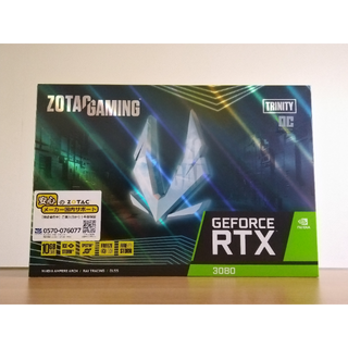 新品 ZOTAC RTX3080 Trinity 非LHR no LHR(PCパーツ)