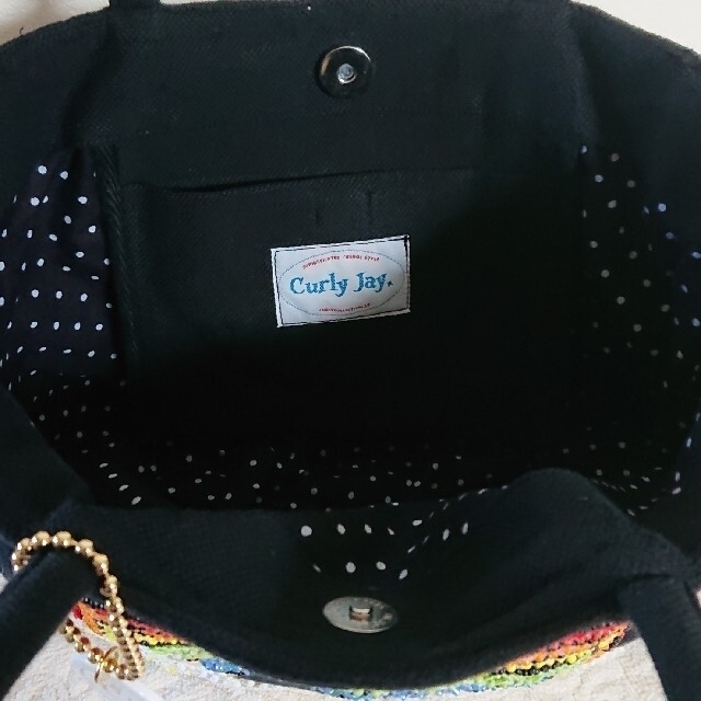 Curly Collection(カーリーコレクション)の新品 代官山カーリーコレクション レインボートートバッグ レディースのバッグ(トートバッグ)の商品写真