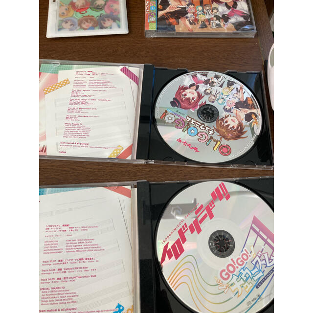 SEGA(セガ)のチュウニズムラバーパスケース&イロドリミドリCDセット エンタメ/ホビーのCD(ゲーム音楽)の商品写真